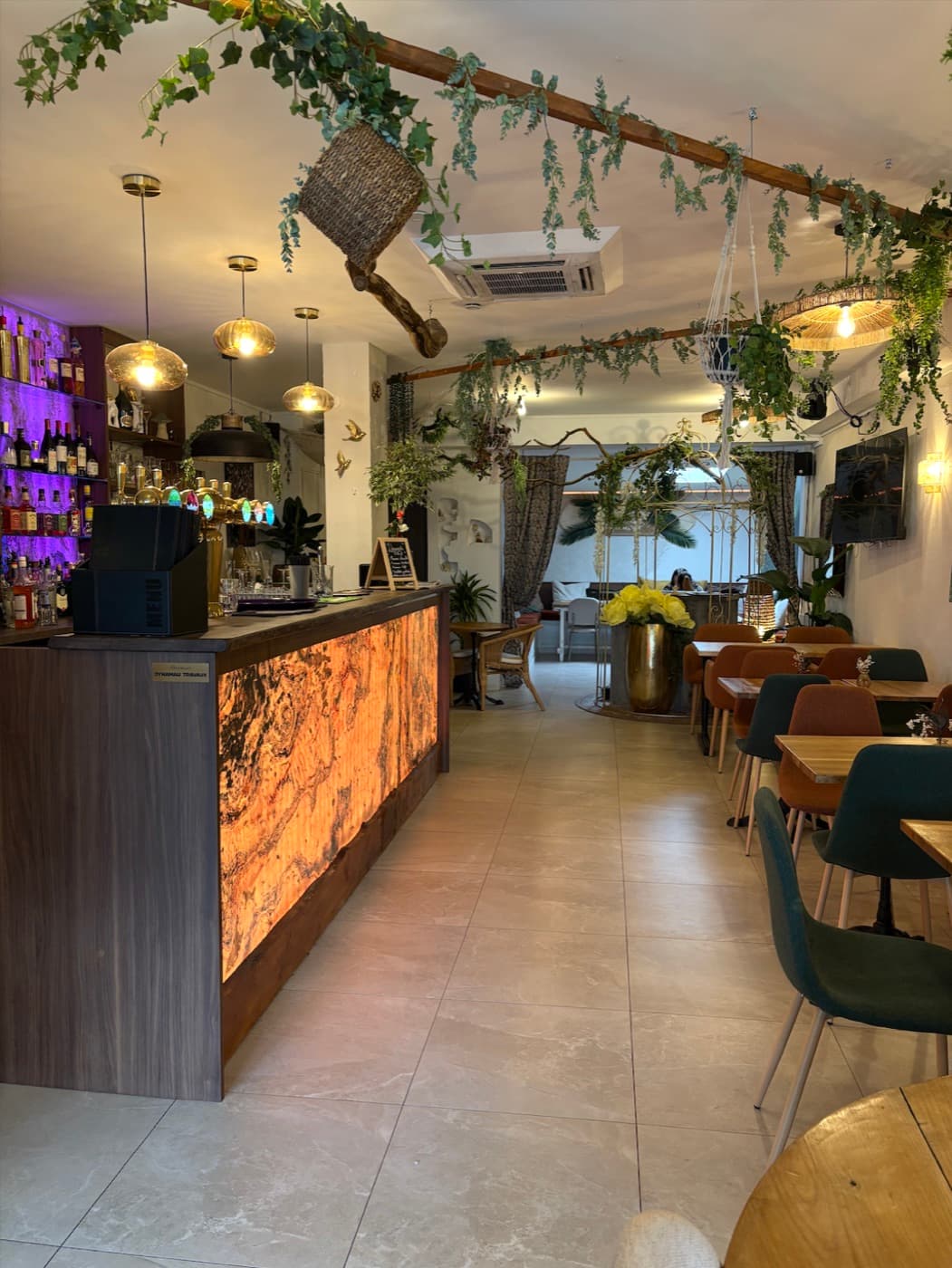 Le restaurant Le Jardin des Anges